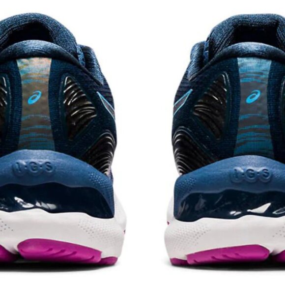 Mint condition Asics GEL Nimbus 23 Blue Magenta Pink womens 8 US 39.5 EUR Medium - Picture 7 of 9